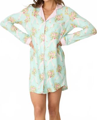 PJ Salvage Adrian Valencia Night Shirt In Floral