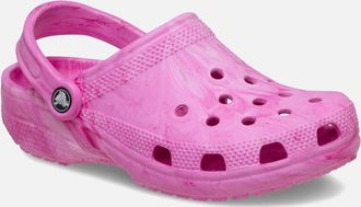 Crocs Womens Classic Marbled Womens Clogs - Pink - Size: 9