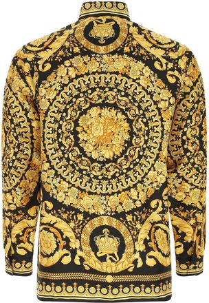 Versace 5b000 Exterior: Silk Camicie Shirt