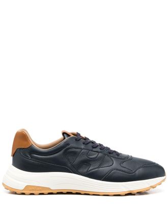 Hogan Sneakers con logo goffrato - Blu