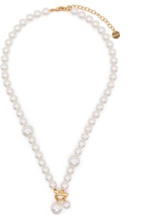 Ferragamo Collana con perle - Bianco