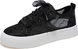 Generic Womens Slip On Trainers Women Chunky Sneakers Lightweight Comfortable Wedge Zero Drop Sole Shoes Walking Sport for Flat Feet Plantar Fasciitis Spring 