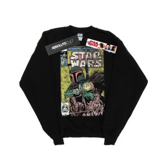 Star Wars Heren Boba Fett Comic Sweatshirt (Zwart)