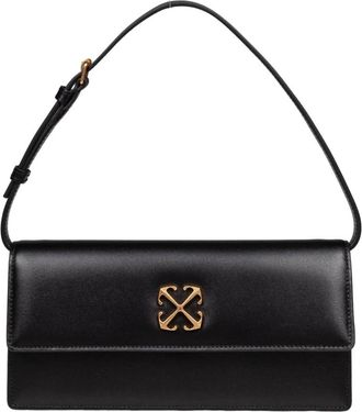 Off-white Jitney 1.0 - Dames - Schoudertassen - Zwart - ONE Size - Leer - Tassen