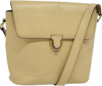Celine Pre-owned Leather celine-bags - Dames - Vintage Schoudertas - Beige - ONE Size - Vintage