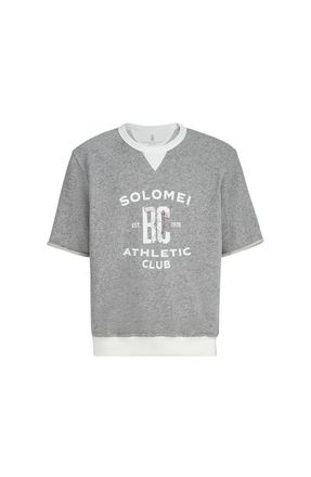 Brunello Cucinelli French terry sweatshirt in Grey at Nordstrom, Size Xxx-Large Eu