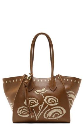 Arezzo Large Alba Leather Tote in Soul Natural at Nordstrom