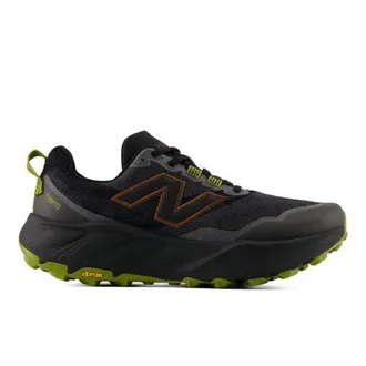 New Balance Mens Fresh Foam X Hierro v9 in Black/Brown Synthetic, size 10.5