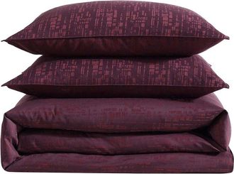 Calvin Klein Linear Circuit Cotton Duvet Set