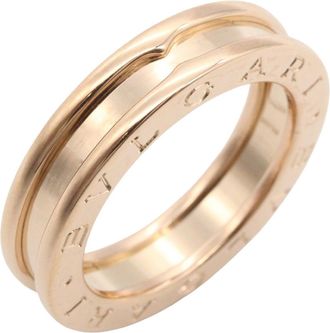 Bulgari Gold Pink Gold (18K) Band Ring (Pre-Owned)