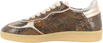 PIEDI NUD 1 Imola Sneaker - Dames - Sneakers - Bruin - 38 EU - Leer - Schoenen