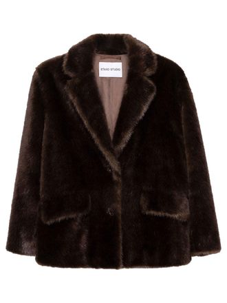 Stand Studio Evyn Faux Fur Jacket