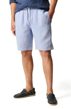 Rodd & Gunn Linen Shorts in Denim at Nordstrom, Size Xxx-Large
