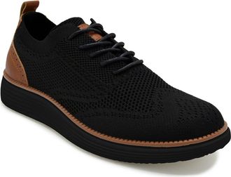 Akademiks Olney Wingtip in Black/Black at Nordstrom Rack, Size 10