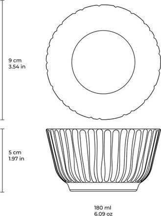 Porto Brasil Linhas Ramekin Set of 6 in Litchi at Nordstrom
