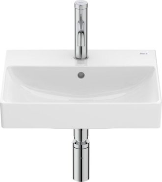 Roca Roca - Lavabo De Porcelana Compacto Mural O Para Semipedestal Ona Medidas: 450x360x150 Mm