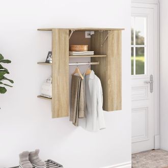 vidaXL Vidaxl - Mueble De Recibidor Madera Ingenier&iacute;a Roble Sonoma 97,5x37x99cm
