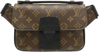 Louis Vuitton Pre-owned Vintage Monogram Canvas Sling Bag - Dames - Vintage Heuptassen - Bruin - ONE Size - Vintage