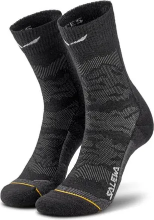 Salewa Ortles AM Crew Sock Wandersocken f&uuml;r Damen | schwarz/grau