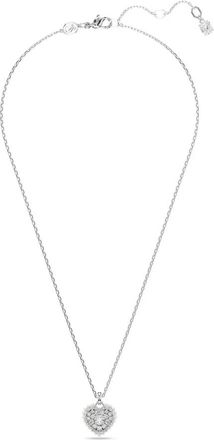 Swarovski Hartjes Hanger Ketting - Dames - Kettingen - Grijs - ONE Size - Accessoires