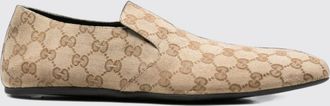Gucci Mocassini Cupertino in tessuto jacquard con monogramma GG