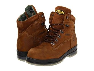 Wolverine 6 DuraShocks(r) Insulated WP Boot Mens Work Boots Stone : 10.5 3E - Extra Wide, Suede