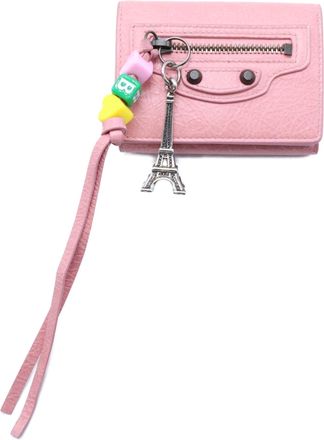Balenciaga Pink Leather Wallet (Tri-Fold) (Pre-Owned)