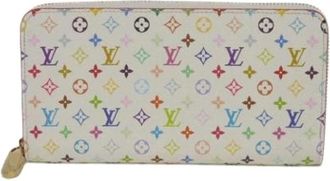 Louis Vuitton Pre-owned Wallets, female, Multicolor, Size: ONE SIZE Pre-owned Canvas Wallet