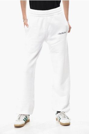 Off-white SEASONAL Brushed Cotton Joggers with Ribbed Cuffs size Xs