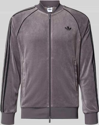 adidas Originals Sweatjacke mit Reißverschluss in Anthrazit, Größe XXL