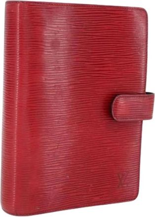 Louis Vuitton Pre-owned Accessories, female, Red, Size: ONE SIZE Pre-owned Leather Accessory