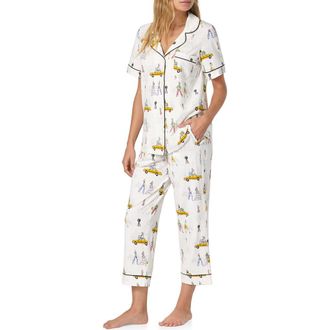 Bedhead Pajamas Stretch Cotton Crop Pajamas in Fashion Week at Nordstrom, Size X-Large