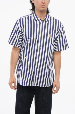 Junya Watanabe JW X CARHARTT Awning Striped Cotton Shirt size M