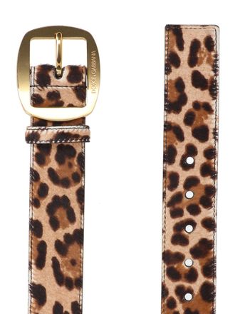 Dolce & Gabbana Womens Belts Multicolour Calf Leather