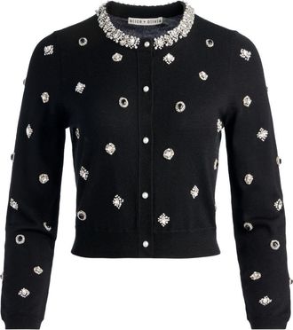 Alice & Olivia Dollie Wool Cardigan