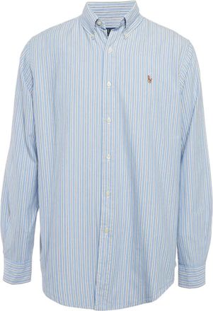 Polo Ralph Lauren Gestreept katoenen overhemd - Blauw