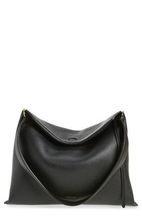 Wandler Small Penelope Leather Tote in Black Crust at Nordstrom