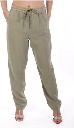 Marella Wijde Broek - Dames - Wijde Broeken - Groen - L - Broeken
