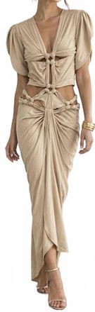 Isabel Marant Sirena Dress In Ecru