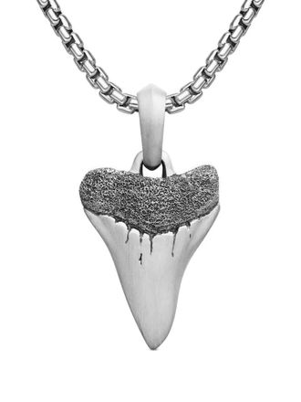 David Yurman sterling silver Shark Tooth amulet (27mm) - men - Sterling Silver - OS