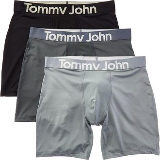 Tommy John Set Of 3 360 Sport Micro 6In Boxer Brief