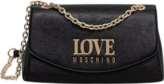 Love Moschino Schoudertas - Dames - Tassen - Zwart - Maat: ONE Size Poliester