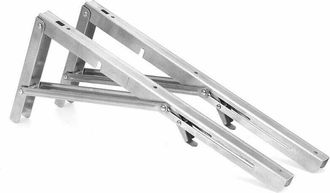 OEM Soporte De Estante Triangular Plegable De Acero Inoxidable - 2 Piezas, 16 Pulgadas 40 Cm Acero Inoxidable Duradero