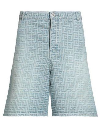 Balmain BOTTOMWEAR - Denim shorts on YOOX.COM