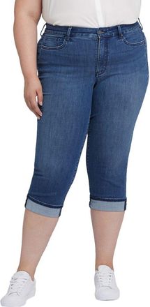 NYDJ Nydj Plus Marilyn Blue Ridge Crop Jean
