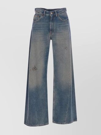 Maison Margiela high waist wide leg denim jeans