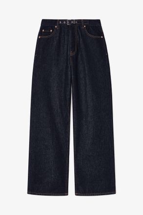 Ganni Navy Izey Jeans in Rinse Denim - Size 27 Organic Cotton