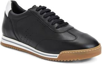 Bruno Magli Brozzi Low Top Leather Sneaker in Black Calf at Nordstrom, Size 11.5