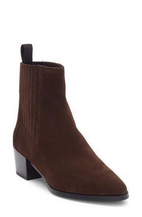 Rag & Bone Rylee Pointed Toe Bootie in Mocha Suede at Nordstrom Rack, Size 6.5Us / 36.5Eu