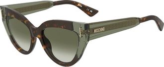 Moschino MOS208/S PHW/9K Womens Sunglasses Green Size 56